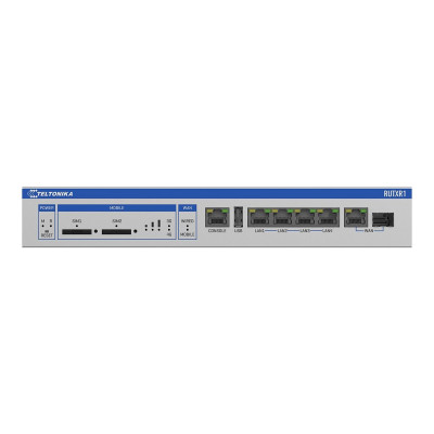 Teltonika RUTXR LTE Router Teltonika Enterprise Rack-Mountable SFP/LTE Router RUTXR1 802.11ac 867 Mbit/s 10/100/1000 Mbit/s Ethe