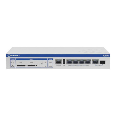 Teltonika RUTXR LTE Router Teltonika Enterprise Rack-Mountable SFP/LTE Router RUTXR1 802.11ac 867 Mbit/s 10/100/1000 Mbit/s Ethe