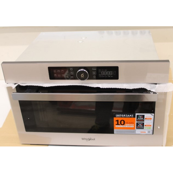 SALE OUT. Whirlpool AMW730/SD Built - in Microwave, 31L, Silver | Whirlpool | NO ORIGINAL PACKAGING, DENT ON THE BOTTOM