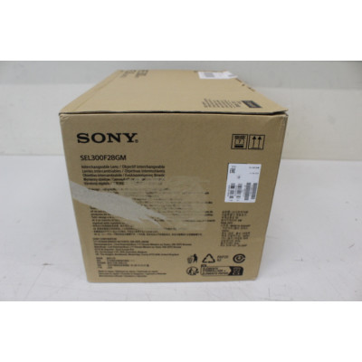 SALE OUT. Sony SEL300F28GM FE 300MM F2.8 GM OSS | Sony | SEL300F28GM FE 300MM F2.8 GM OSS | DAMAGED PACKAGING