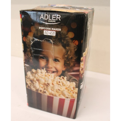 SALE OUT. | Adler | Popcorn Machine | AD 4511 | Popcorn maker | 1200 W | DAMAGED PACKAGING, SCRATCHES ON PLASTIC COVER