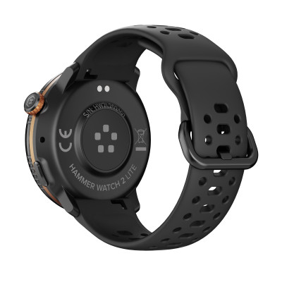 Hammer Watch 2 Lite | Smart watch | AMOLED | 1.43" | Waterproof | Black