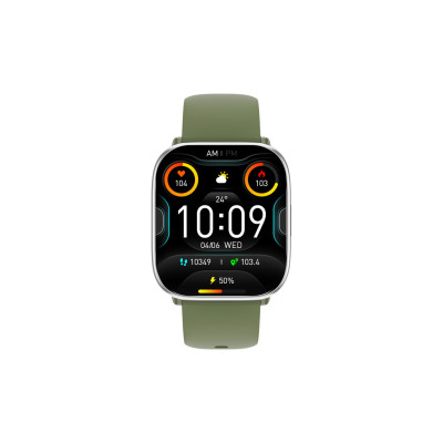 myPhone Watch Pastel | Smart watch | AMOLED | 1.75" | Waterproof | Silver Green