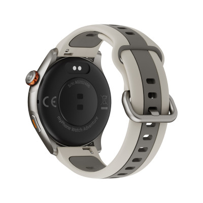 myPhone Watch Adventure | Smart watch | GPS (satellite) | AMOLED | 1.43" | Waterproof | Beige