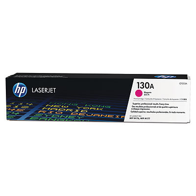 HP 130A Magenta Toner Cartridge, 1000 pages, for LaserJet Pro M176, M177 series