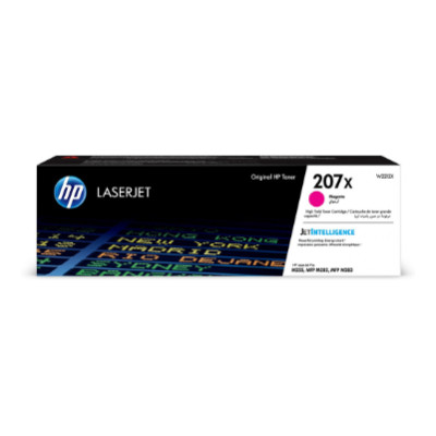 HP 207X High Yield Magenta Toner Cartridge, 2450 pages, for HP Color LaserJet Pro M255, M282, M283