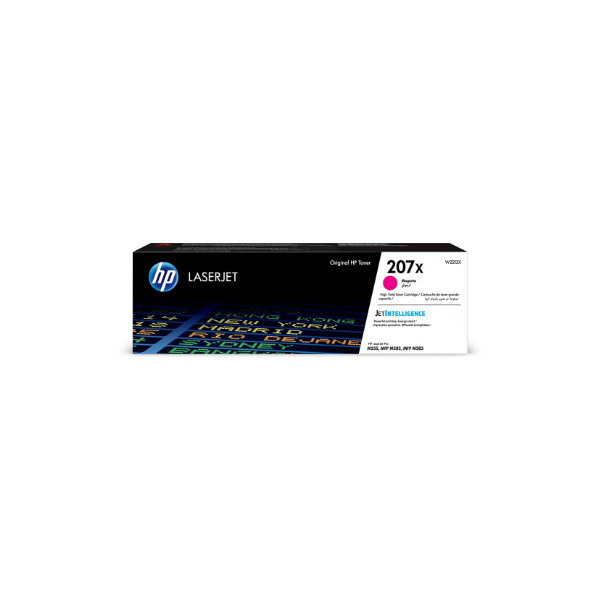 HP 207X High Yield Magenta Toner Cartridge, 2450 pages, for HP Color LaserJet Pro M255, M282, M283