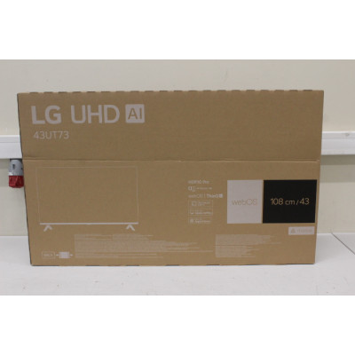 LG | 43UT73003LA | 43 | Smart TV | webOS24 | UHD | Black | DAMAGED PACKAGING