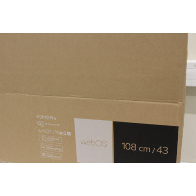 LG | 43UT73003LA | 43 | Smart TV | webOS24 | UHD | Black | DAMAGED PACKAGING