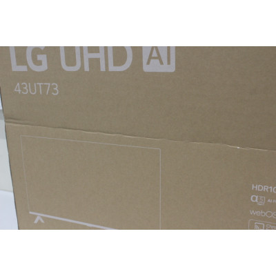 LG | 43UT73003LA | 43 | Smart TV | webOS24 | UHD | Black | DAMAGED PACKAGING