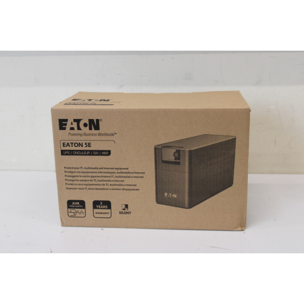 SALE OUT. Eaton UPS 5E Gen2 700I IEC | Eaton | UPS | 5E Gen2 700I IEC | 700 VA | 360 W | DAMAGED PACKAGING