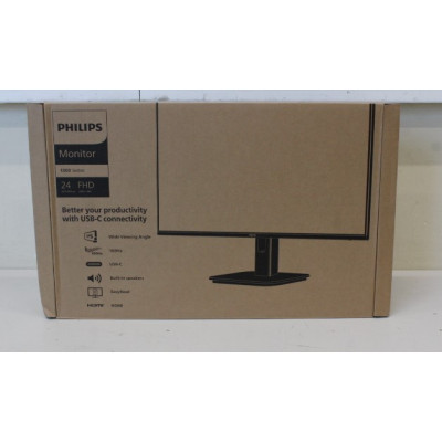 SALE OUT. Philips 24E1N1300A/00 23.8'' 16:9/1920x1080/250cd/m2/4ms/HDMI USB Audio Out | Philips | 24E1N1300A/00 | 24 " | IPS | 1