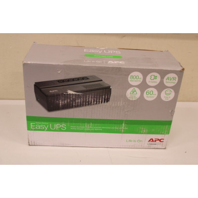 SALE OUT. APC Easy UPS, 800VA, floor/wall mounted, 230V, 6x IEC C13 sockets, AVR, Black | Schneider Electric | APC Easy UPS | BV