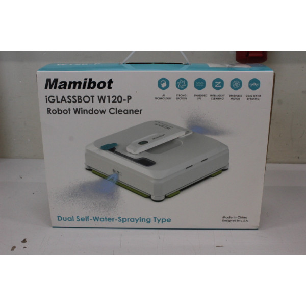 SALE OUT. Mamibot W120-P Window Cleaner, Robot, White | Mamibot | Window Cleaner Robot | W120-P | Corded | 3000 Pa | White | DEM